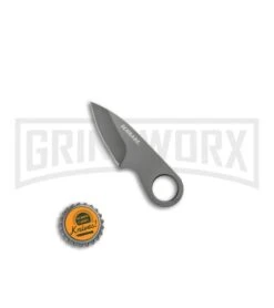 Schrade Pocket Gray Neck Knife Fixed Blade With Money Clip - Gray Plain 7 Schrade Pocket Gray Neck Knife Fixed Blade With Money Clip - Gray Plain -Knife Sale Shop Schrade Pocket Fixed Neck Knife Money Clip Gray SCHCC1CP BHQ 67482 jr bottlecap large