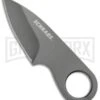 Schrade Pocket Gray Neck Knife Fixed Blade With Money Clip - Gray Plain
