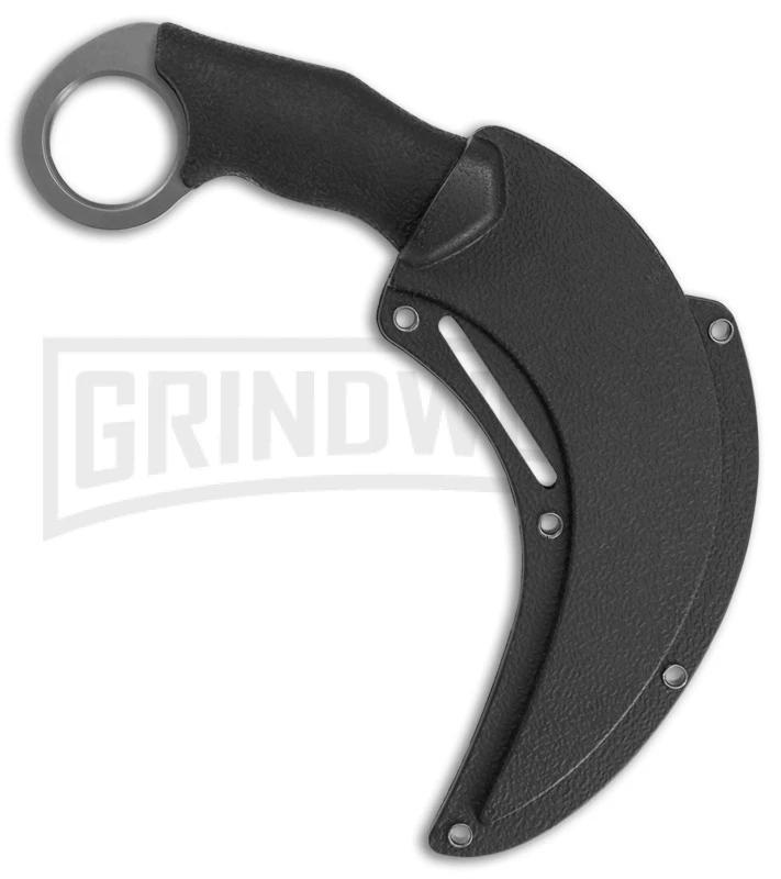 Schrade Shasta Mc'Nasty Fixed Blade Karambit Knife - Gray Plain 2 Schrade Shasta Mc'Nasty Fixed Blade Karambit Knife - Gray Plain - Image 2