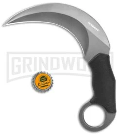 Schrade Shasta Mc'Nasty Fixed Blade Karambit Knife - Gray Plain 5 Schrade Shasta Mc'Nasty Fixed Blade Karambit Knife - Gray Plain -Knife Sale Shop Schrade Shasta McNasty karambit gray BHQ 61894 jr bottlecap large