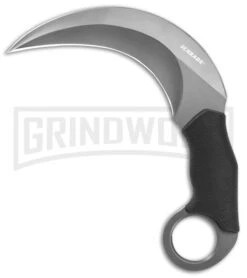 Schrade Shasta Mc'Nasty Fixed Blade Karambit Knife - Gray Plain