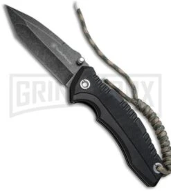 Smith & Wesson Black G-10 Tanto Folding Knife - Black SW Plain