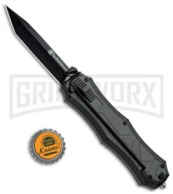 Smith & Wesson Spring Assisted Finger Actuator Tanto OTF Knife - Black Plain 11 Smith & Wesson Spring Assisted Finger Actuator Tanto OTF Knife - Black Plain -Knife Sale Shop Smith Wesson OTF Assist Finger Actuator Tanto Black SWOTF9TB BHQ 67477 jr bottlecap large