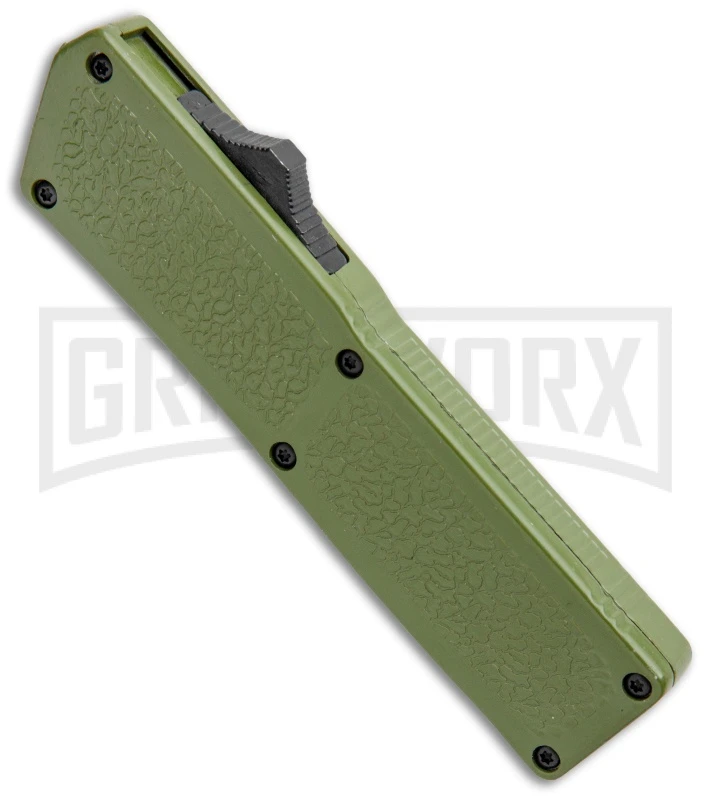 Thunder Green D/A OTF Automatic Knife - Black Serrated 2 Thunder Green D/A OTF Automatic Knife - Black Serrated - Image 2