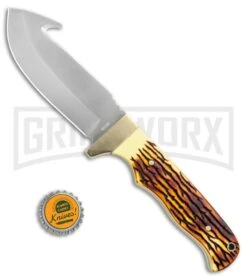 Uncle Henry Guthook Delrin Stag Fixed Blade - Satin Plain 7 Uncle Henry Guthook Delrin Stag Fixed Blade - Satin Plain -Knife Sale Shop Uncle Henry Guthook fixed blade knife satin 185UHCP BHQ 67496 jr bottlecap large