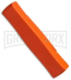 AKC Minion Concord Orange OTF Automatic Knife - Satin Plain -Knife Sale Shop akc minion otf orange satin side cm large
