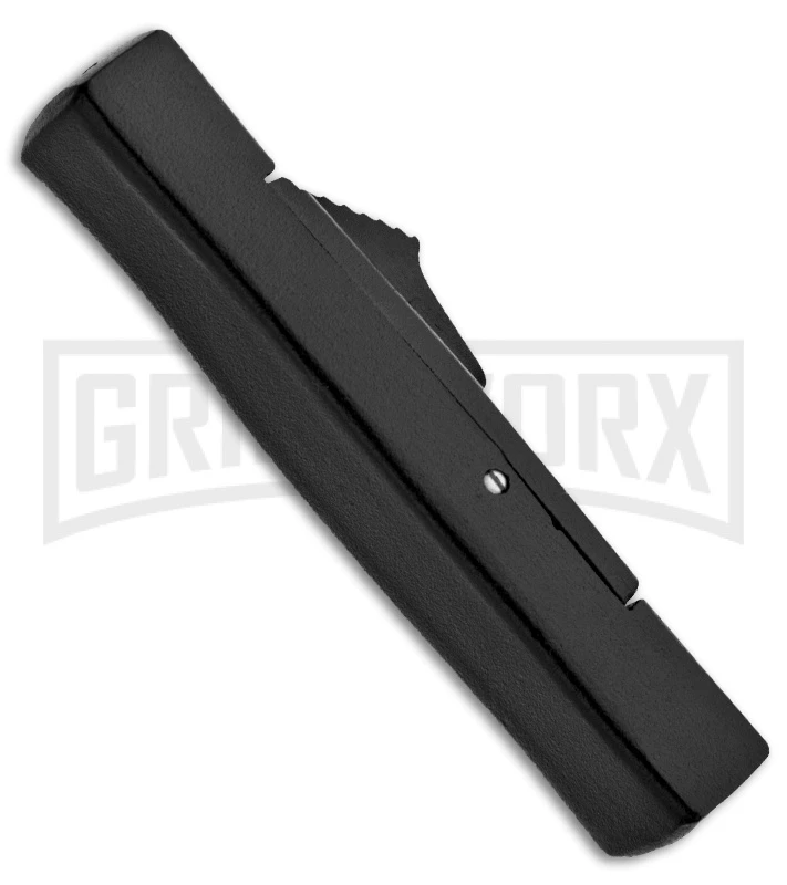 AKC Minion Concord OTF Automatic Knife - Flat Grind Black Plain 2 AKC Minion Concord OTF Automatic Knife - Flat Grind Black Plain - Image 2