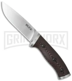 Buck Knives Buck Selkirk Micarta Fixed Blade Knife - Satin Plain