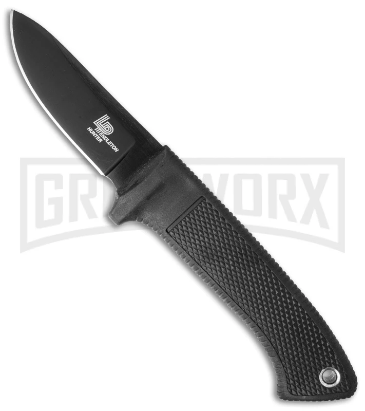 Cold Steel Pendleton Hunter Fixed Blade Knife - Black Plain 1 Cold Steel Pendleton Hunter Fixed Blade Knife - Black Plain