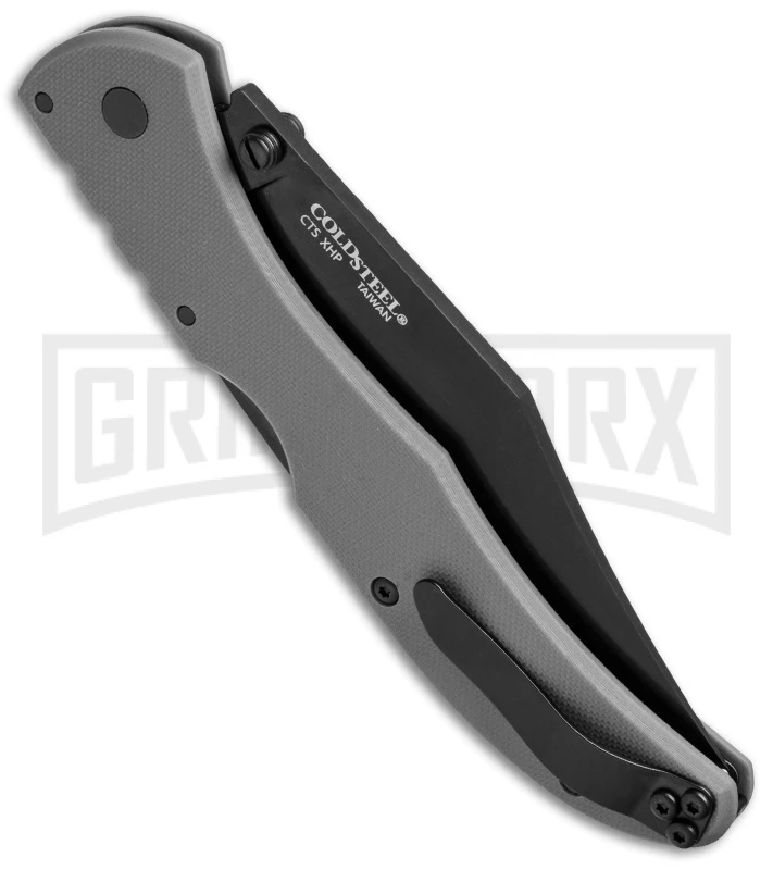Cold Steel Broken Skull V Gray G-10 Folding Knife - Black Plain 2 Cold Steel Broken Skull V Gray G-10 Folding Knife - Black Plain - Image 2