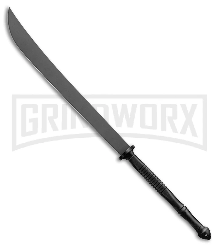 Cold Steel Thai Machete W/ Sheath - Black Plain 1 Cold Steel Thai Machete W/ Sheath - Black Plain