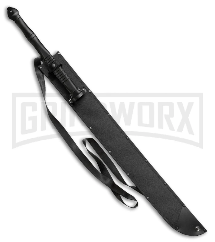 Cold Steel Thai Machete W/ Sheath - Black Plain 2 Cold Steel Thai Machete W/ Sheath - Black Plain - Image 2