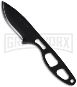 Condor Elegan Fixed Blade Neck Knife - Black Plain