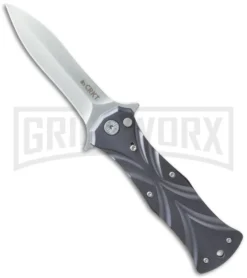 CRKT Tighe Dye Automatic Conversion Knife - Satin Plain