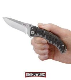 CRKT Drip Tighe Gray CF/G-10 Drop Point Outburst A/O Knife - Satin Plain 8 CRKT Drip Tighe Gray CF/G-10 Drop Point Outburst A/O Knife - Satin Plain -Knife Sale Shop crkt drip tighe outburst 1190 BHQ 71235 dl large