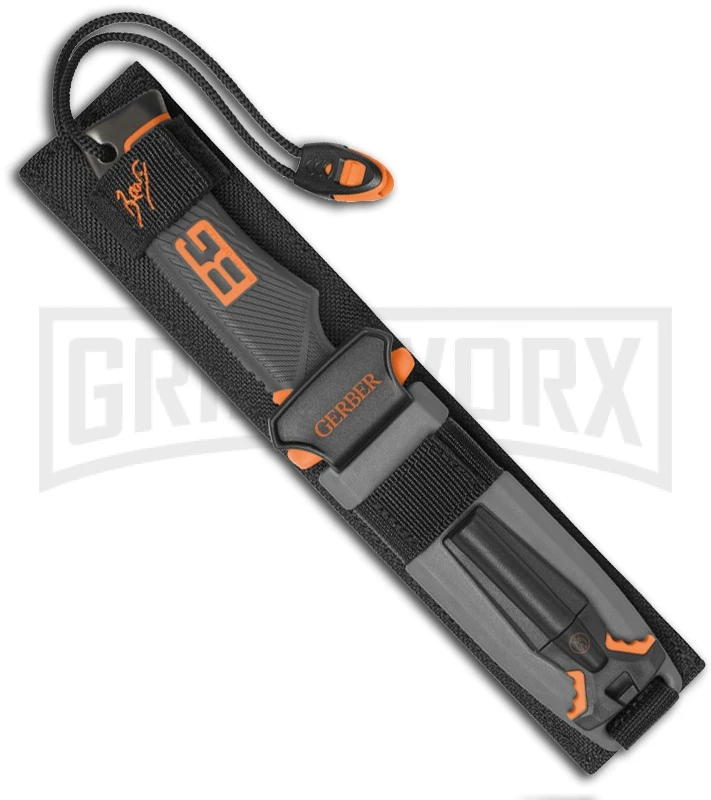 Gerber Bear Grylls Ultimate Fixed Blade Knife - Gray Plain 2 Gerber Bear Grylls Ultimate Fixed Blade Knife - Gray Plain - Image 2
