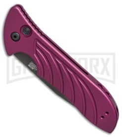 Knife Sale Shop -Knife Sale Shop kershaw emerson launch 5 purple black 7600 PURBLK BHQ 49650 er spine large