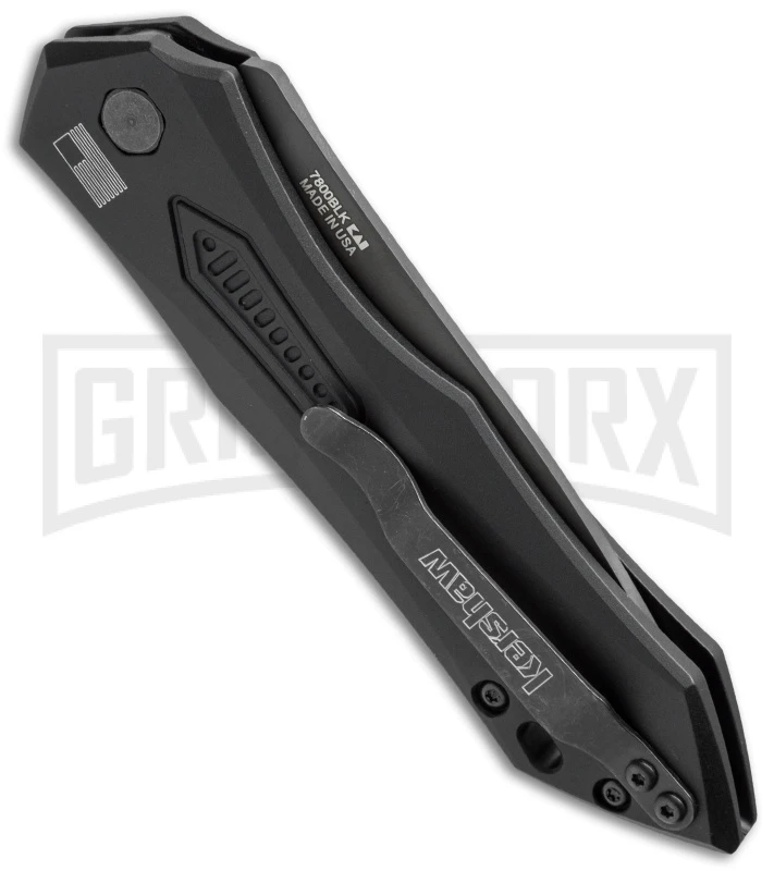 Kershaw Launch 6 Automatic Knife - Black Plain 3 Kershaw Launch 6 Automatic Knife - Black Plain - Image 3