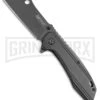 M-Tech Bow Silk Gray Spring Assisted Knife - Gray Plain