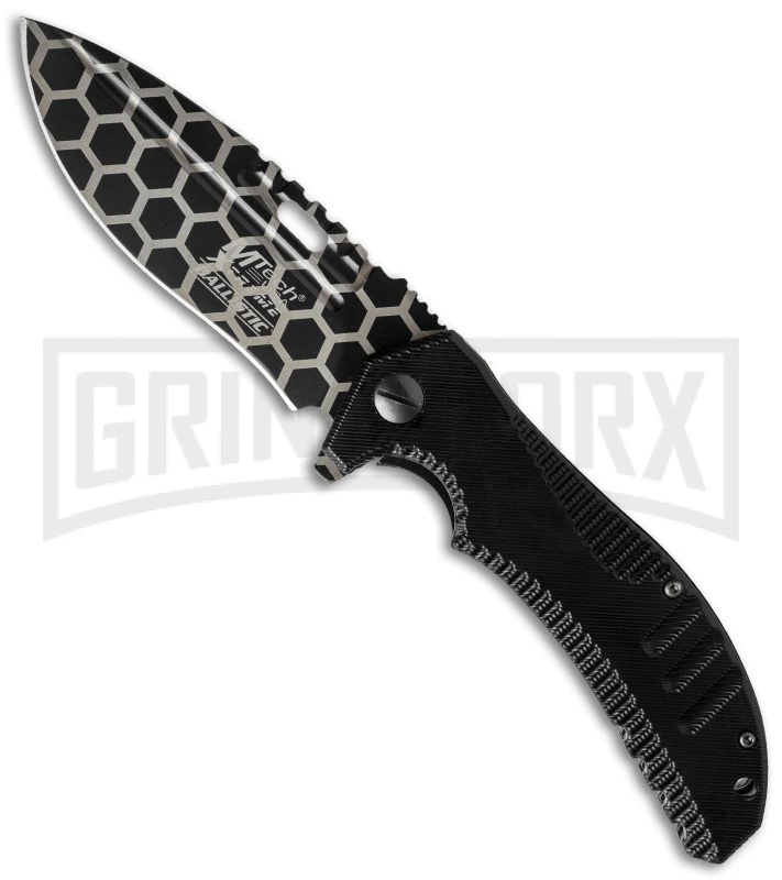 M-Tech Dean Hogarth Xtreme Ballistic Black Spring Assisted Knife - Graphic Plain 1 M-Tech Dean Hogarth Xtreme Ballistic Black Spring Assisted Knife - Graphic Plain