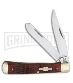 Rough Rider Caballo Trapper Red Jigged Bone Pocket Knife