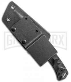 Schrade SCHF14 Fixed Blade Knife - Black Stonewash Plain -Knife Sale Shop schrade fixed schf15 sheath back large