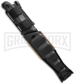 Schrade SCHF39 Guide Master Sling Shot Fixed Blade Knife - Black Plain 5 Schrade SCHF39 Guide Master Sling Shot Fixed Blade Knife - Black Plain -Knife Sale Shop schrade schf39 sheath cm large