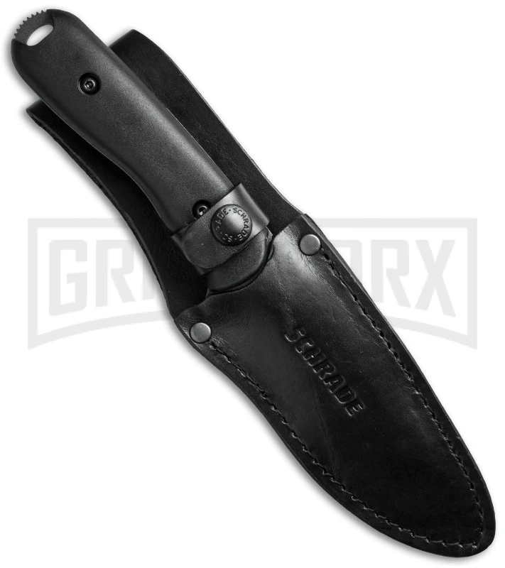 Schrade SCHF42 Frontier Fixed Blade Knife - Gray Plain 2 Schrade SCHF42 Frontier Fixed Blade Knife - Gray Plain - Image 2