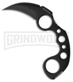 United Cutlery Black Undercover Karambit Knife - Black Plain