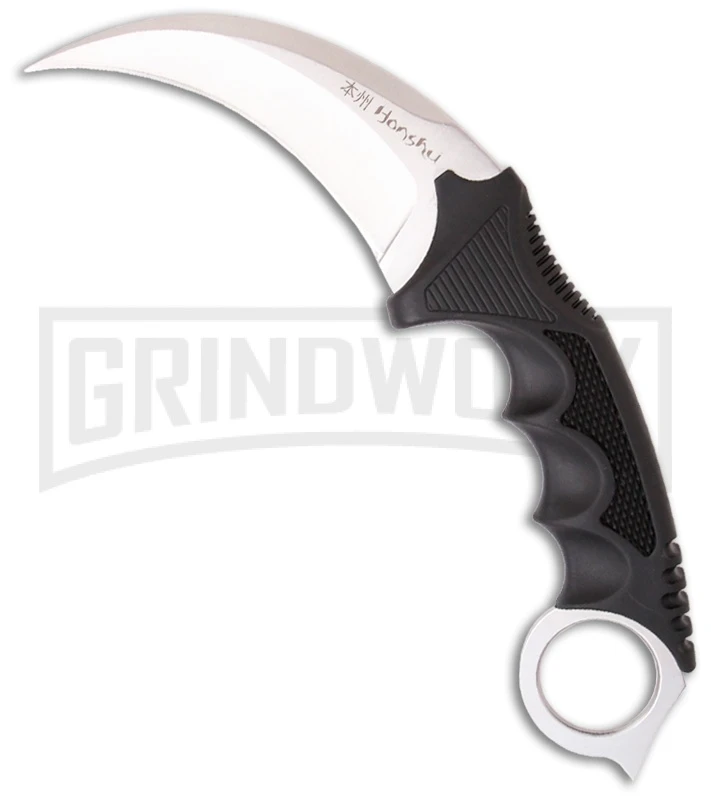 United Cutlery Honshu Silver Karambit Knife - Satin Plain 1 United Cutlery Honshu Silver Karambit Knife - Satin Plain